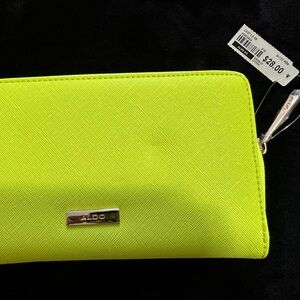 Aldo Neon Yellow wallet